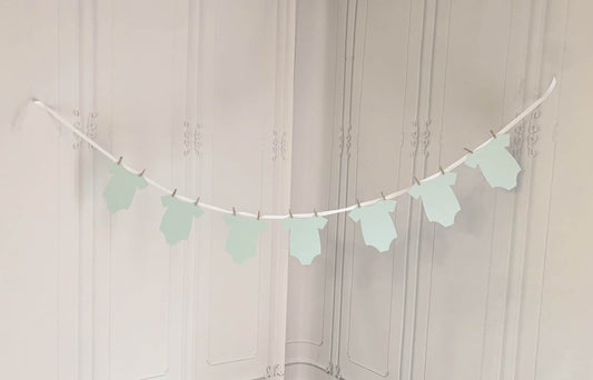 Baby Blue Onesie Banner