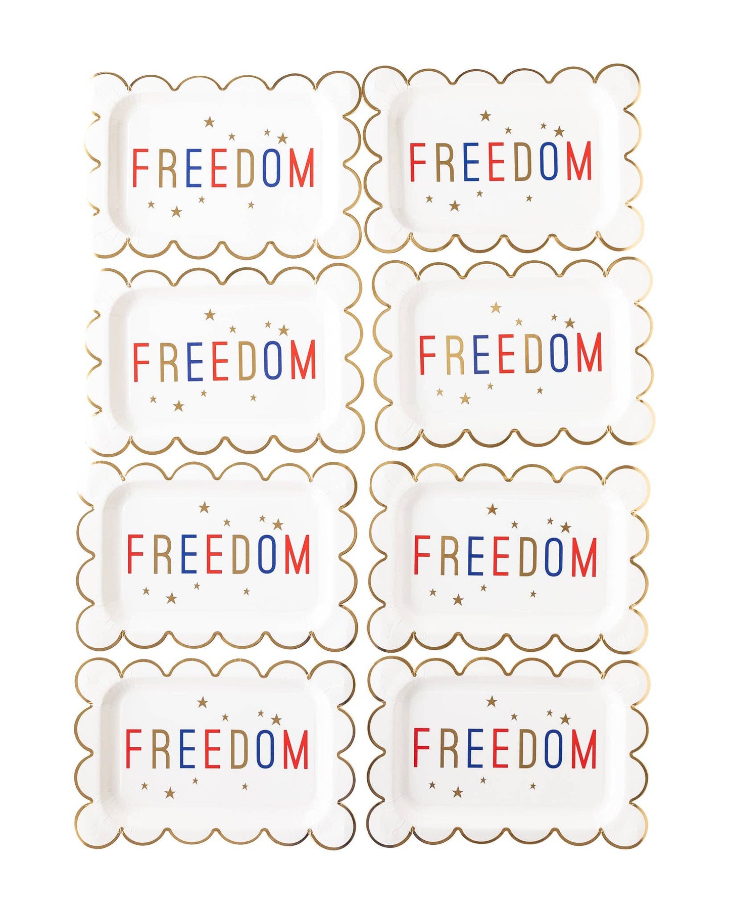 Freedom Scalloped Plate