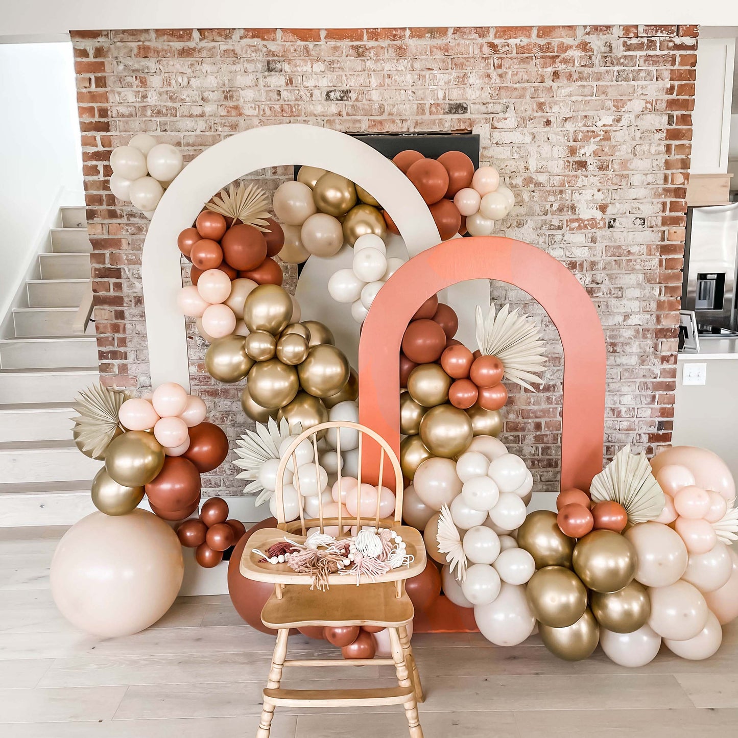 Burnt Orange Balloon Garland