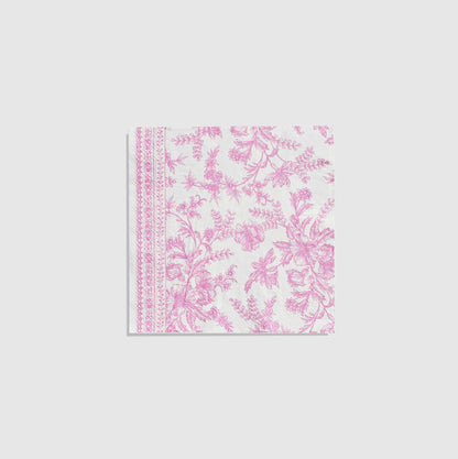 Pink Toile Luncheon Napkins