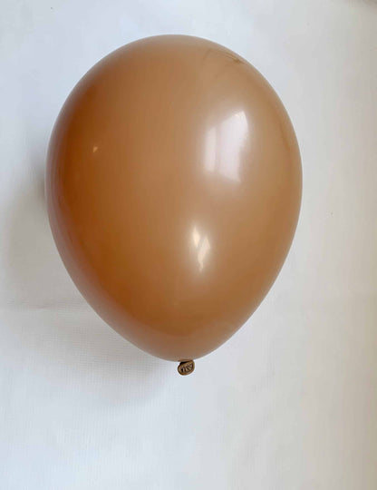 Mocha Brown Balloons - Safari & Fall Party Decorations