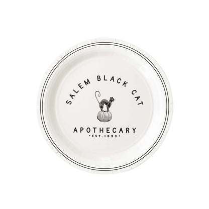 Apothecary Black Cat Plate