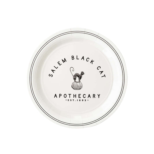 Apothecary Black Cat Plate