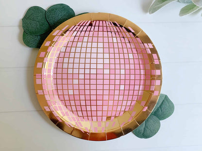 Pink Disco Plates