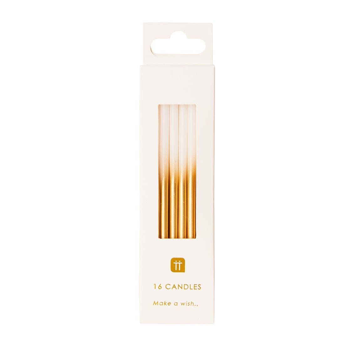 Gold Ombre Birthday Candles