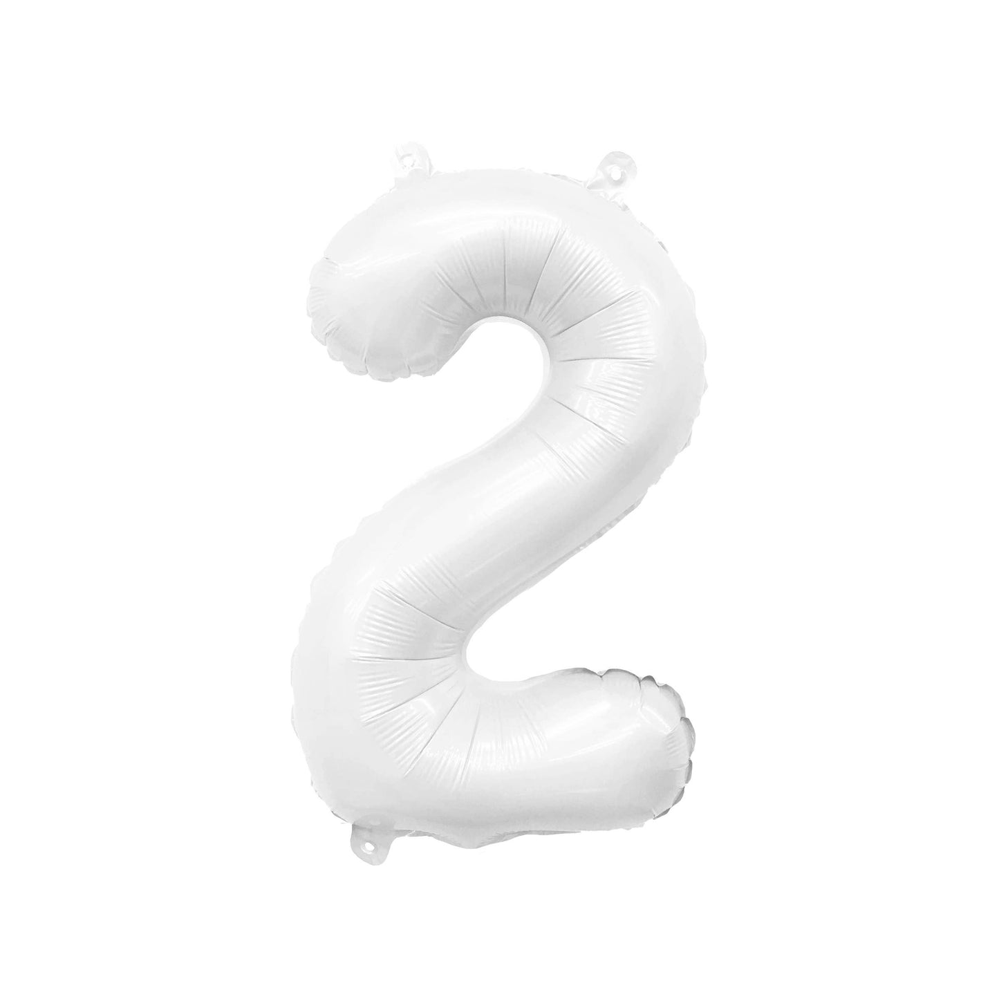 White Mylar Number Balloons (32 Inches): 9