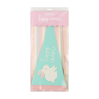 Hoppy Easter Pennant
