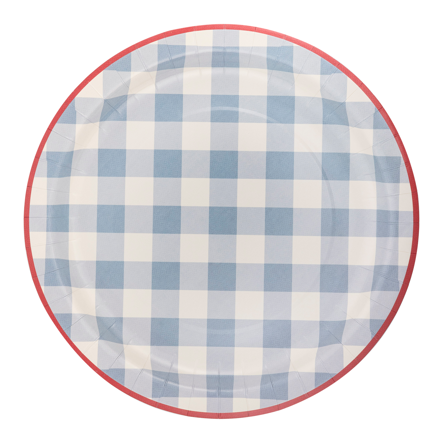 Hamptons Blue Gingham Plates