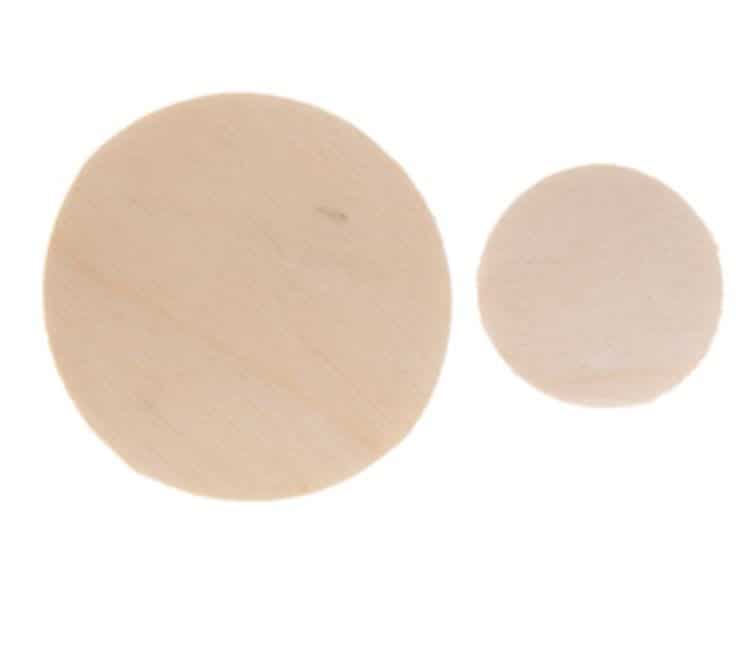 Extra Wood Disks- Drop Box Alternative Guestbook