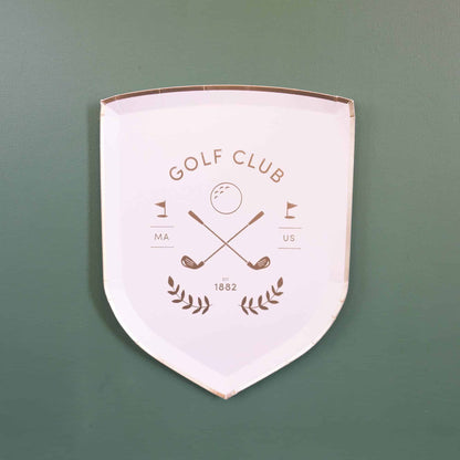 Golf Crest Small  Party Plates