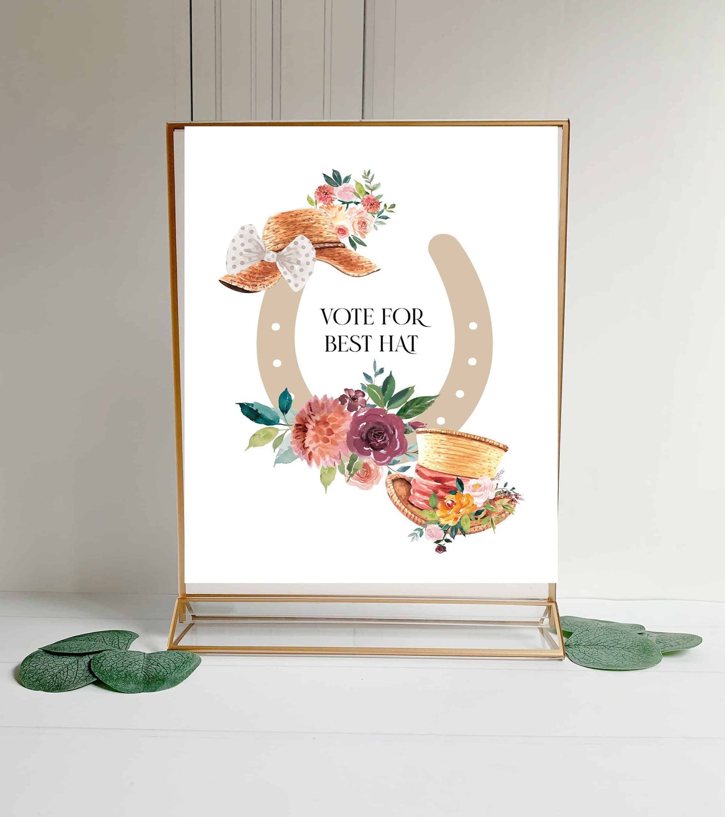 Derby Vote for Best Hat Sign