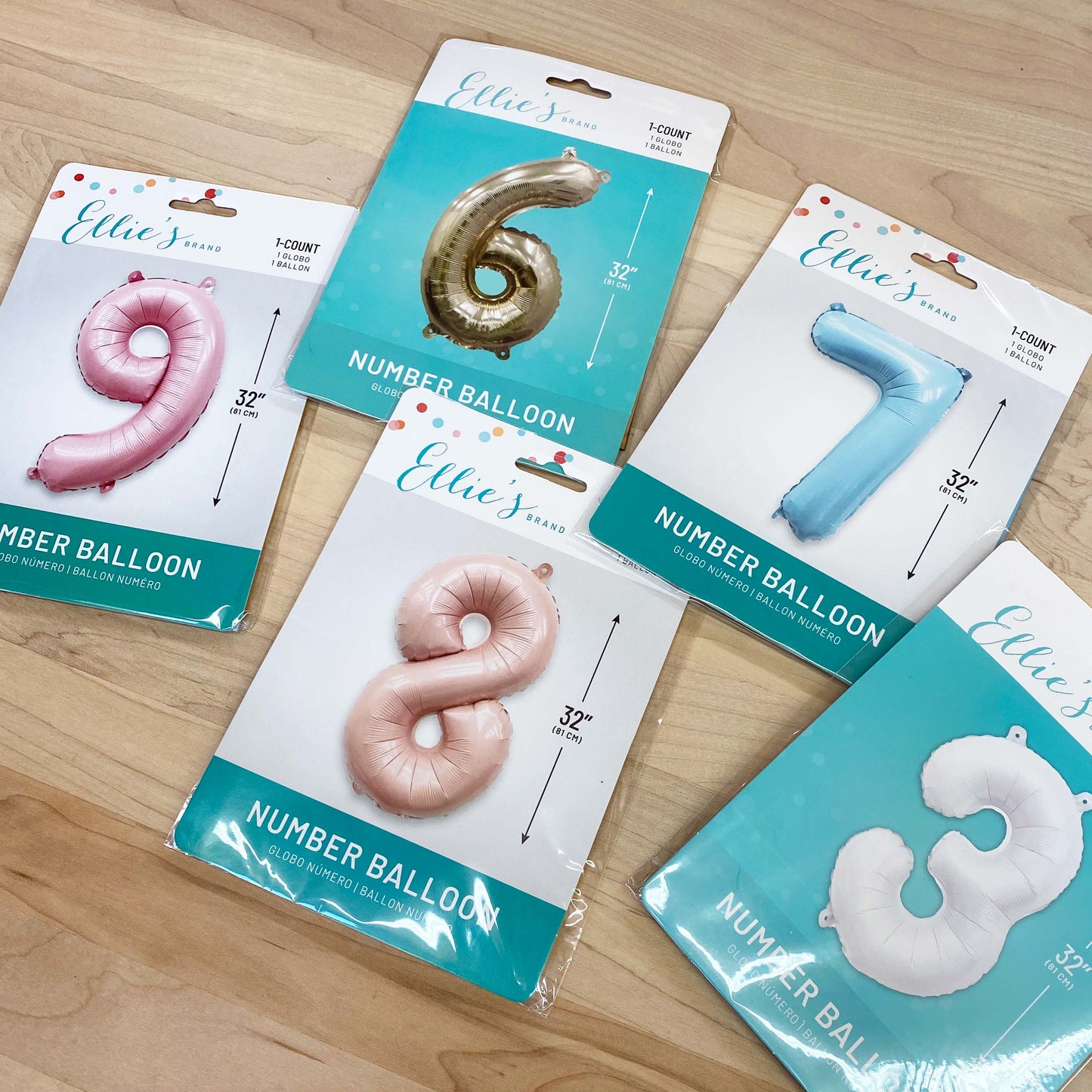 ZERO (0) Barely Blush Mylar Number Balloons (32 Inches)