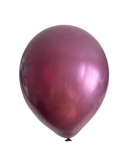 Pearl Plum Burgundy 11 Inch Balloons - Set of 5