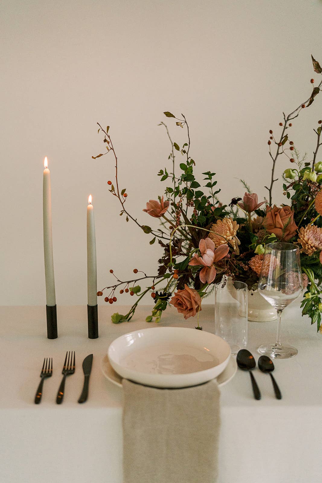 Sage Tapers 10 inch in 100% Beeswax