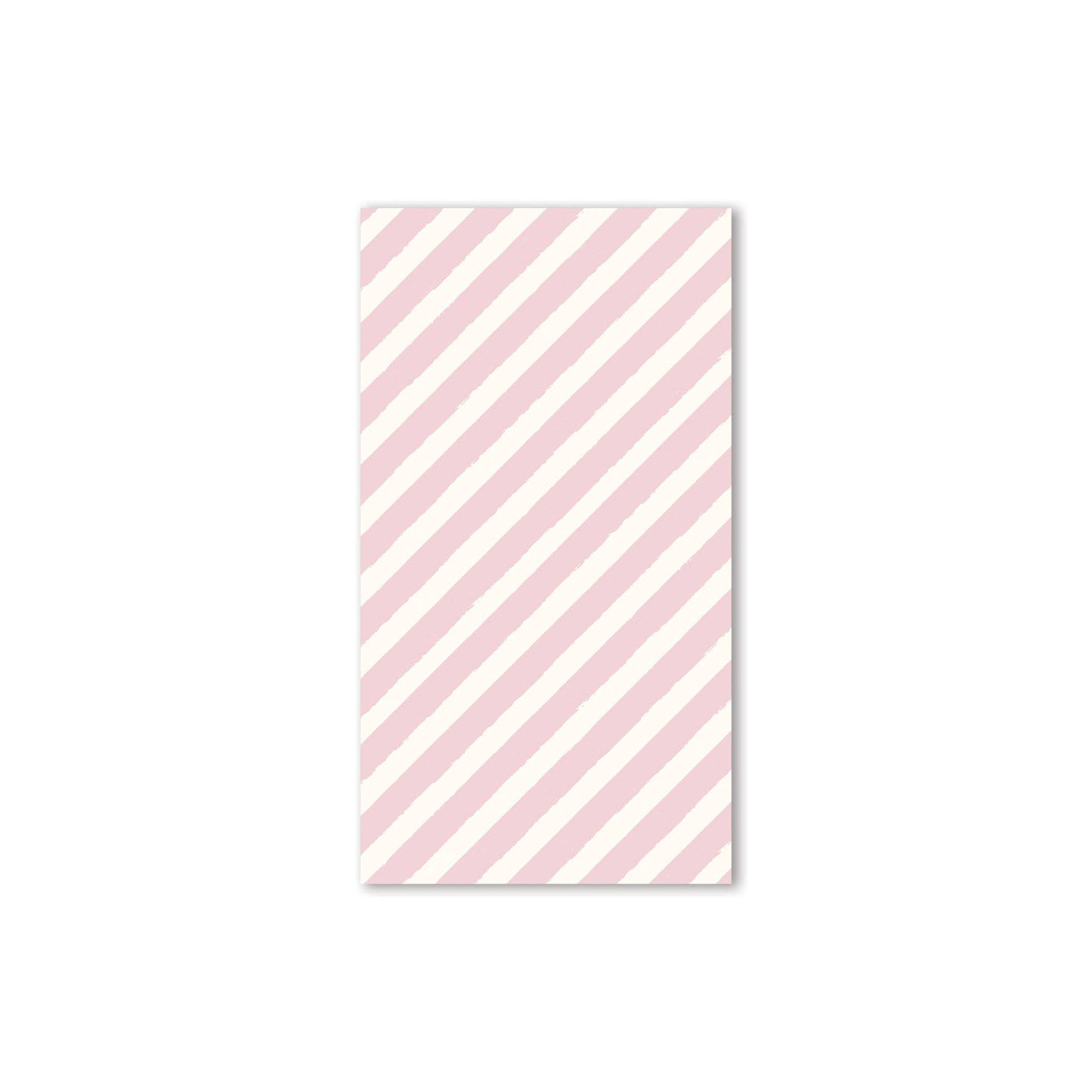 Candy Cane Striped Pink Dinner Napkins