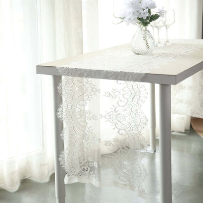 Ivory Lace Table Runner