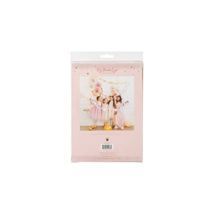 Princess Pink and Gold Party Photo Backdrop Fans