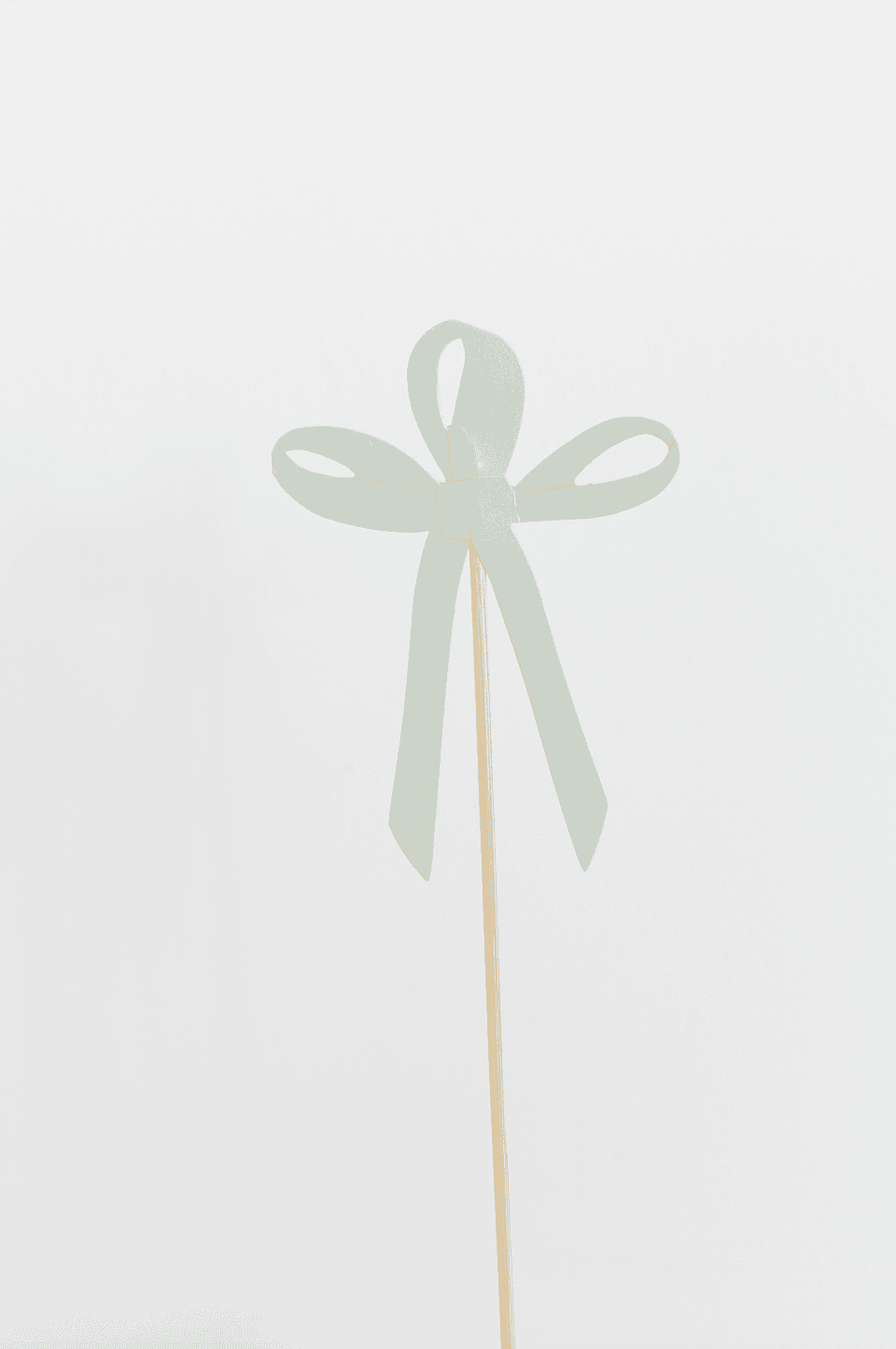 Tying the Knot Bow Cake Toppers Set