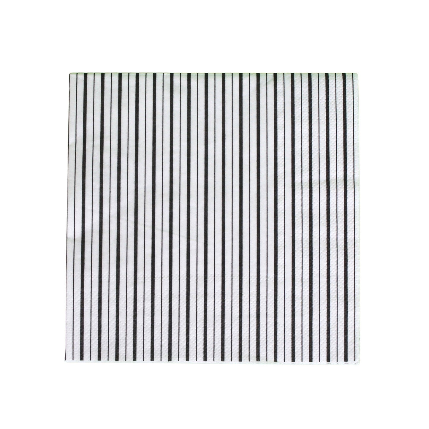Black and White Striped Napkins