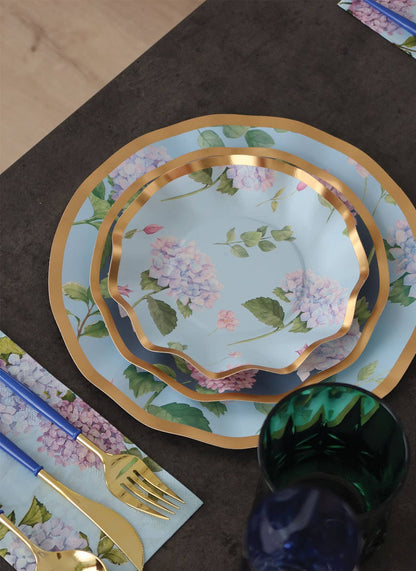 Hydrangea Paper Dinner Napkins