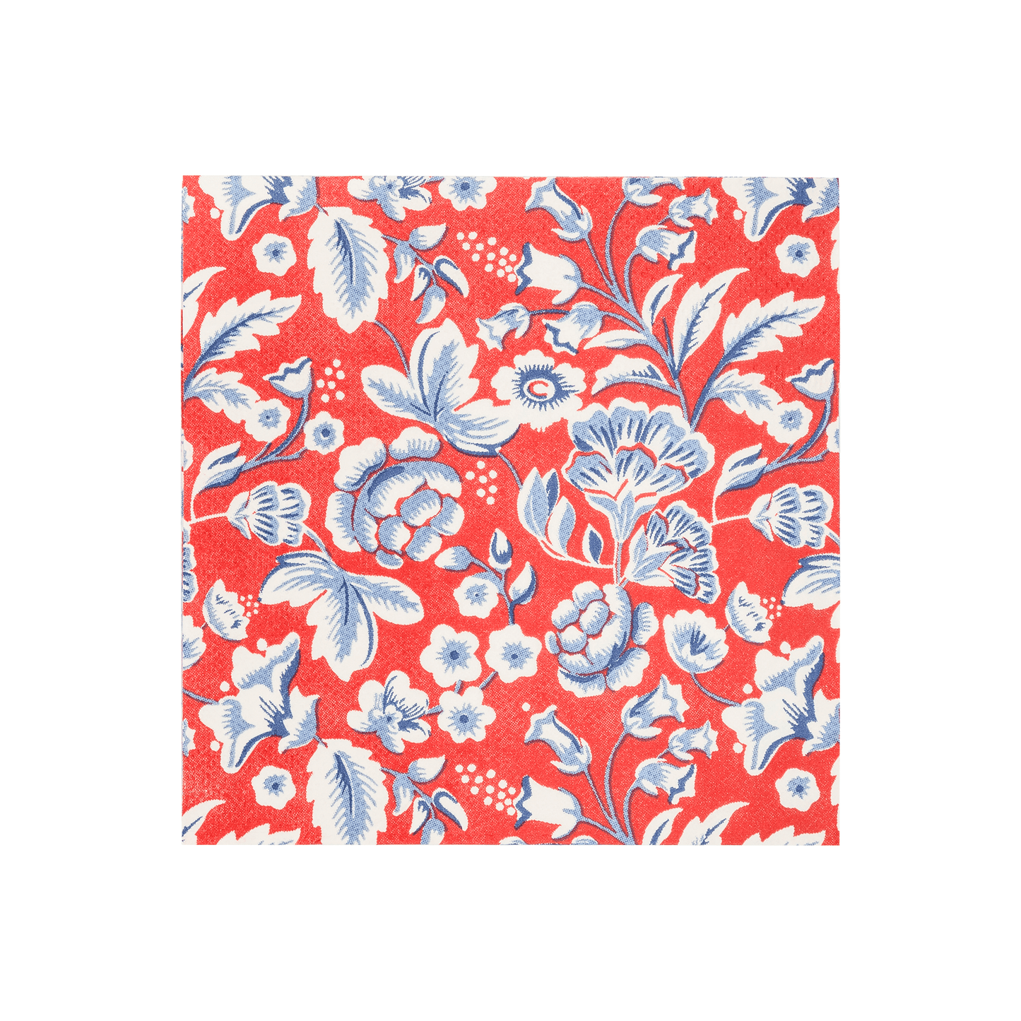 Hamptons Blue Floral Cocktail Napkins