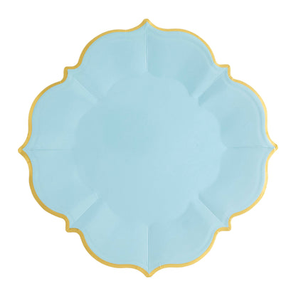 Sky Blue Lunch Plates