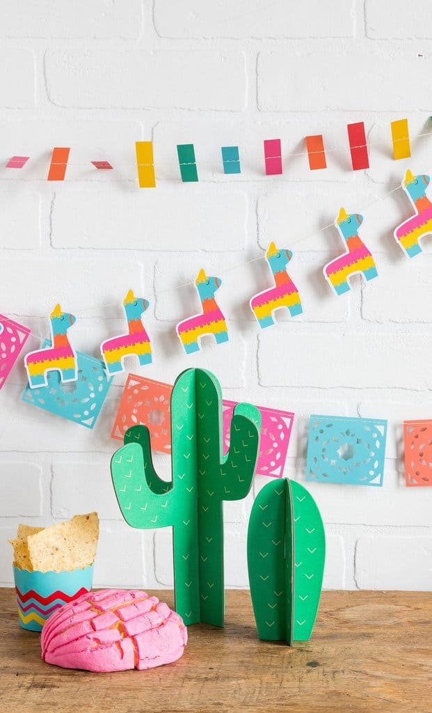Fiesta Mini Banner Set for Cinco De Mayo and Final Fiesta Parties