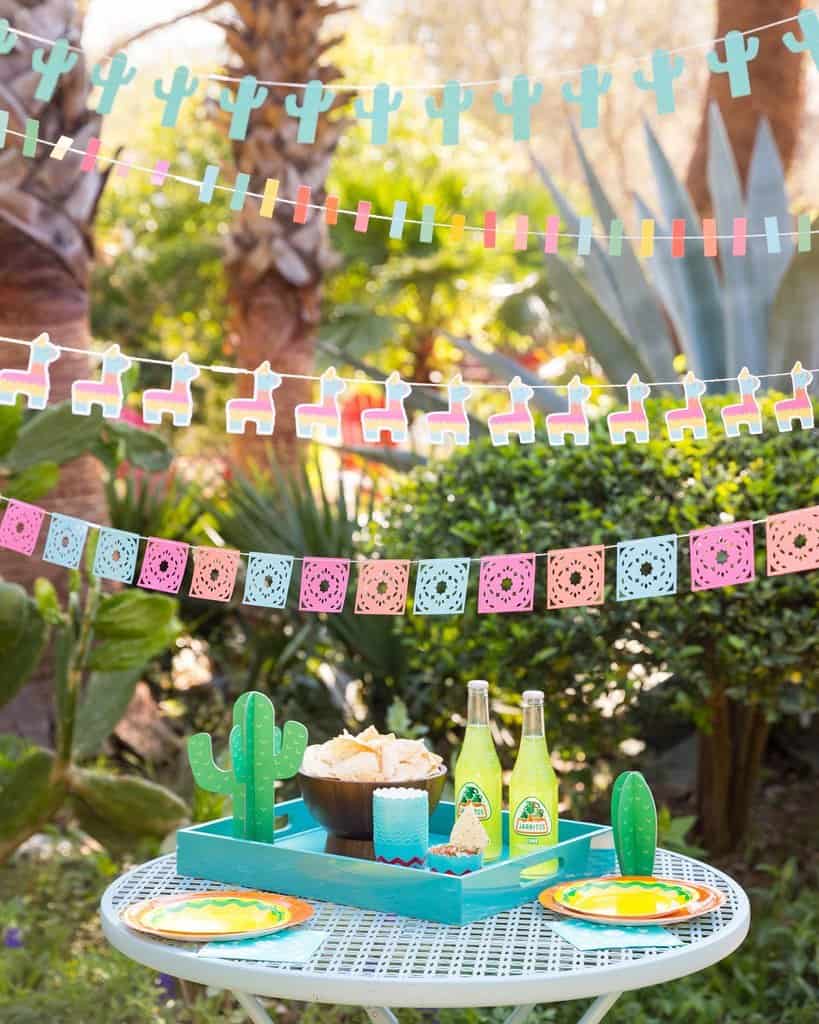 Fiesta Mini Banner Set - Llama Party