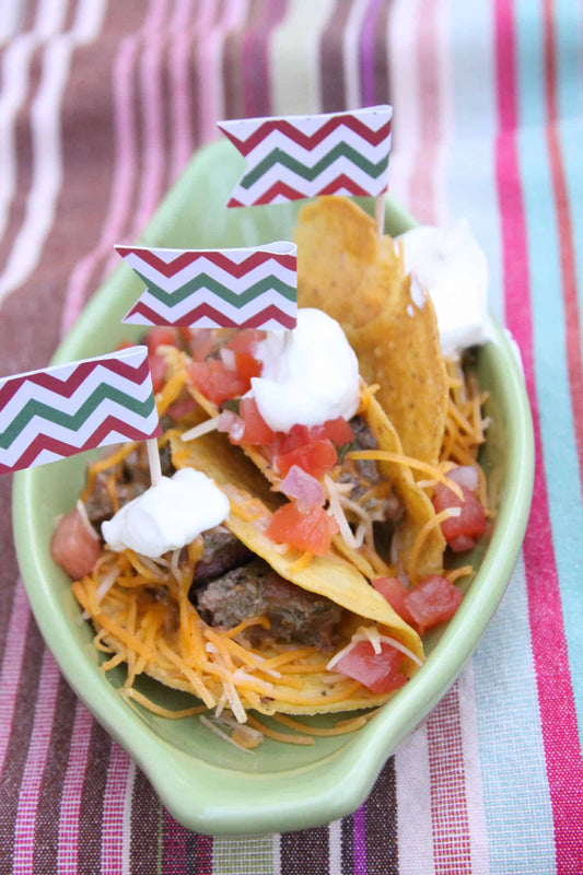 Fiesta Party Cupcake Toppers
