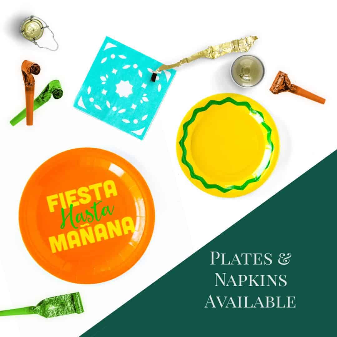 Fiesta Party Plates and Napkins - Cinco De Mayo