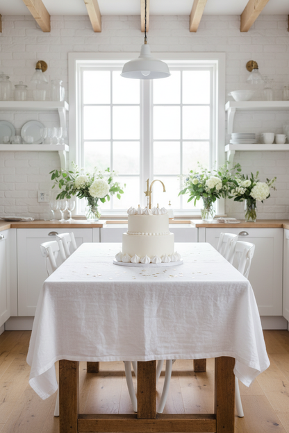 First birthday party wide shot
