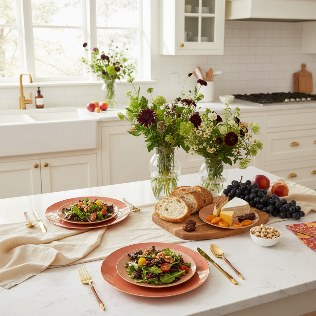 French country kitchen party