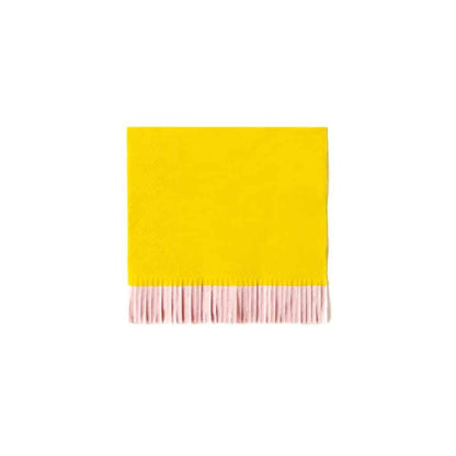 Fringed Cocktail Napkins - Fiesta Party
