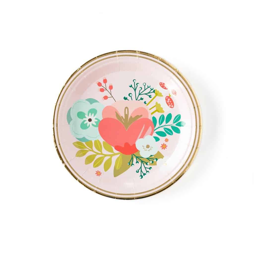 Garden Tea Party Dessert Plates