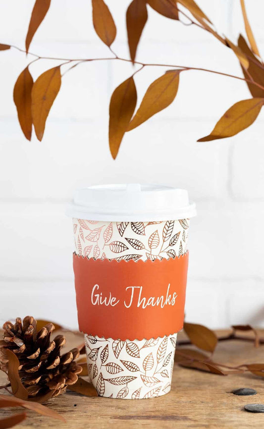 Give Thanks Coffee Cups