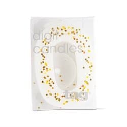 Glitter Number Candles