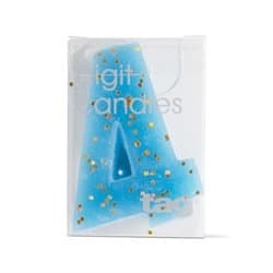 Glitter Number Candles