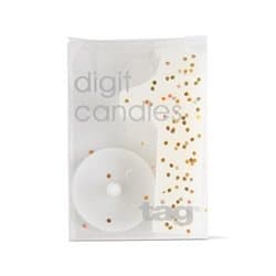 Glitter Number Candles