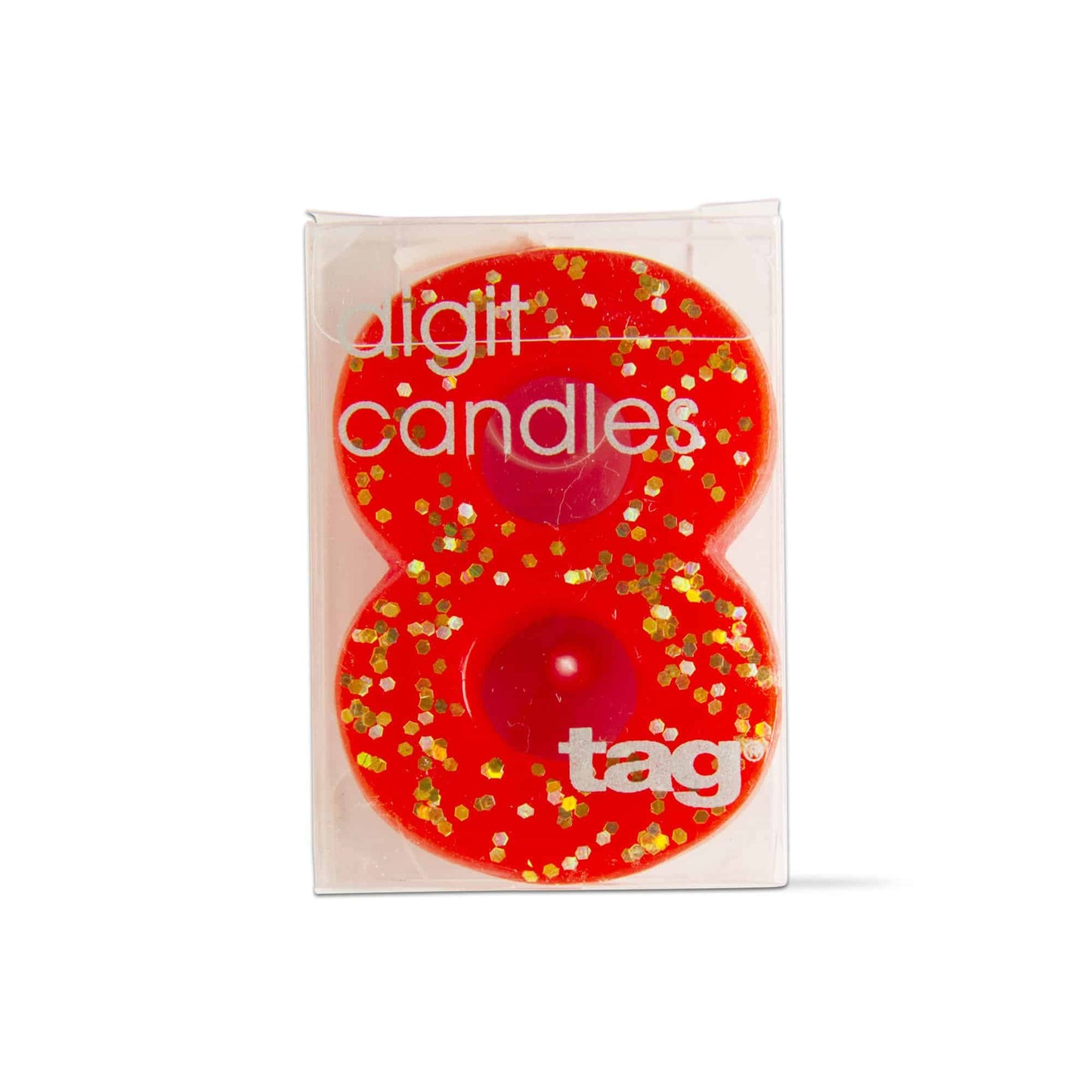 Glitter Number Candles