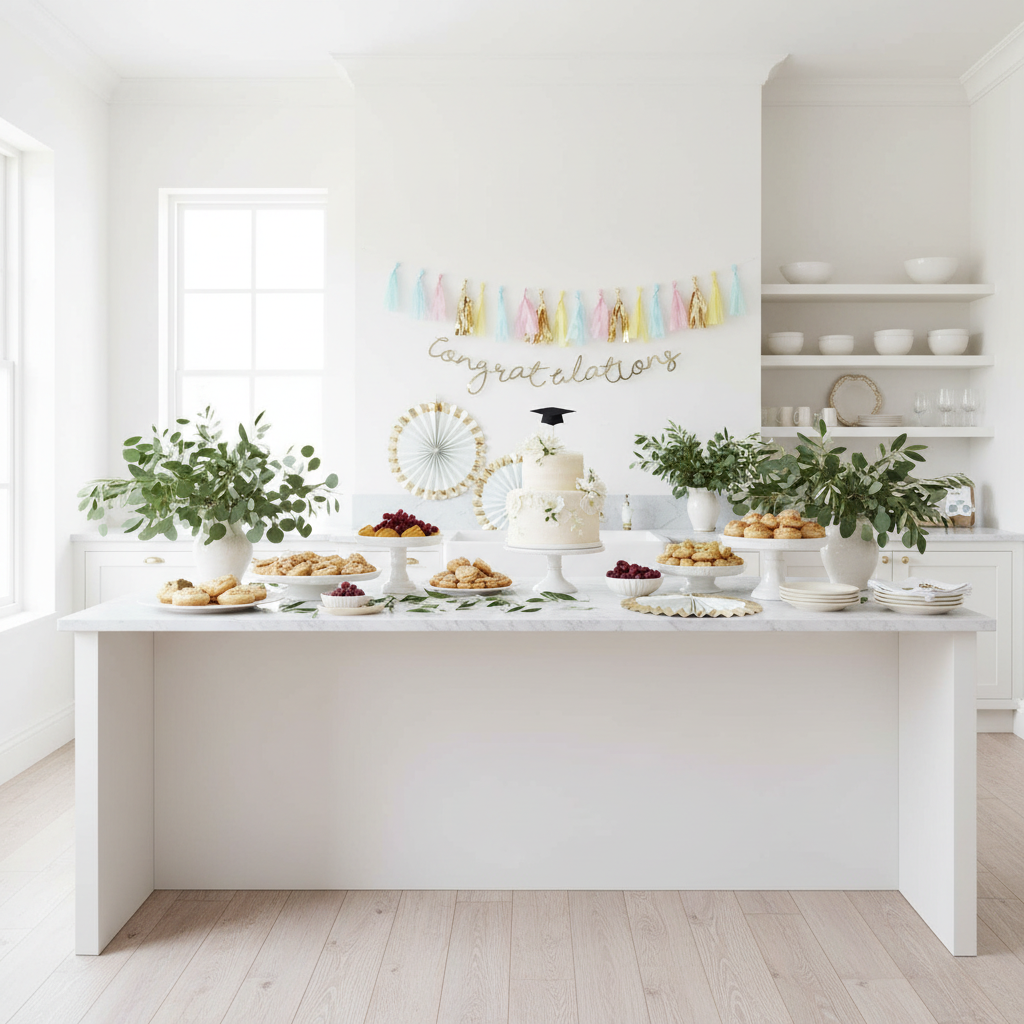 Gold Congratulations Banner Graduation Party