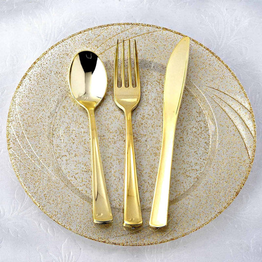 Gold Utensils - Fork, Knife, Spoon