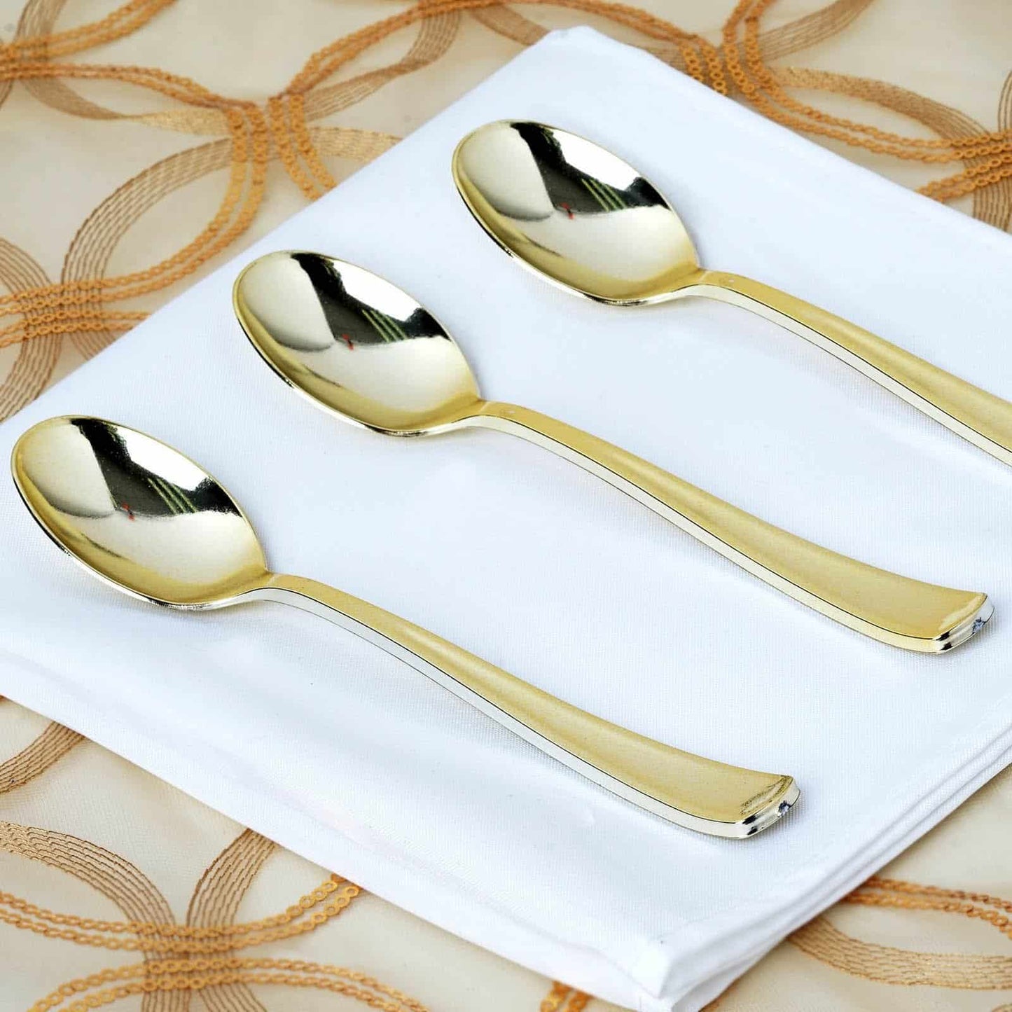 Gold Utensils - Fork, Knife, Spoon