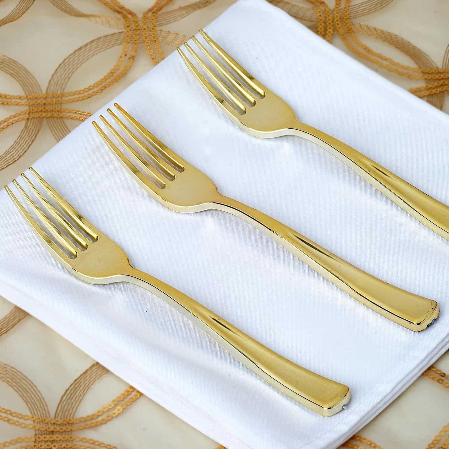 Gold Utensils - Fork, Knife, Spoon