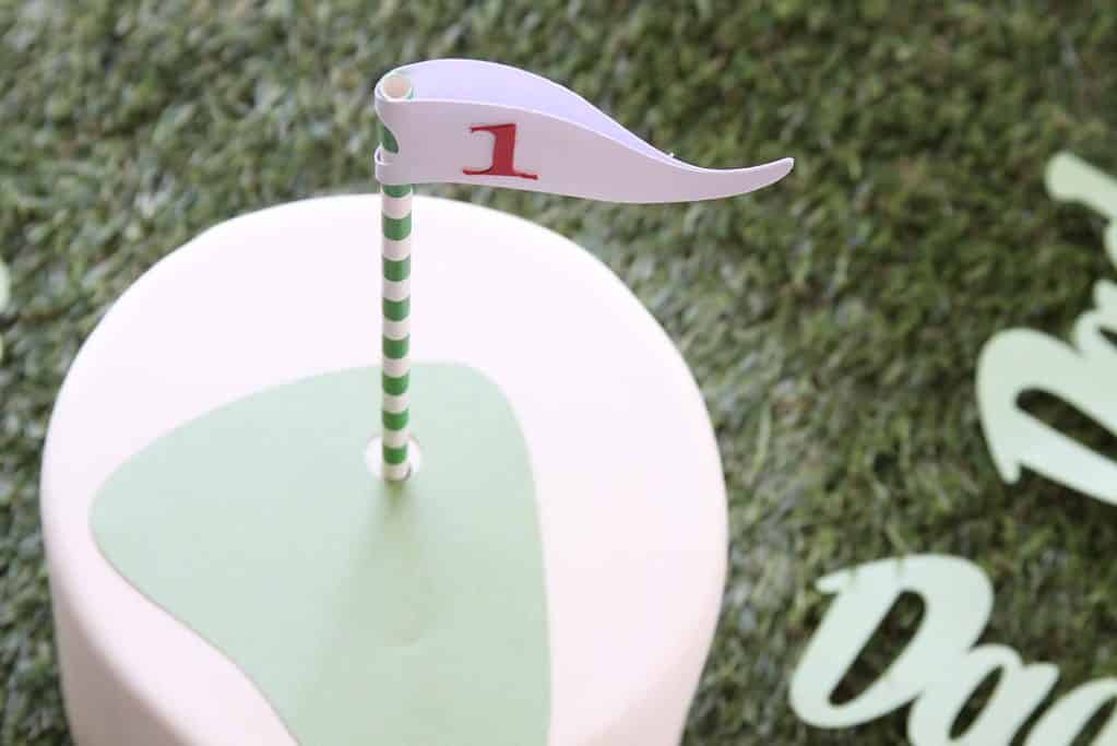 Golf Cake Topper | Hole in One Topper | Dad's Birthday & First Birthday Ideas