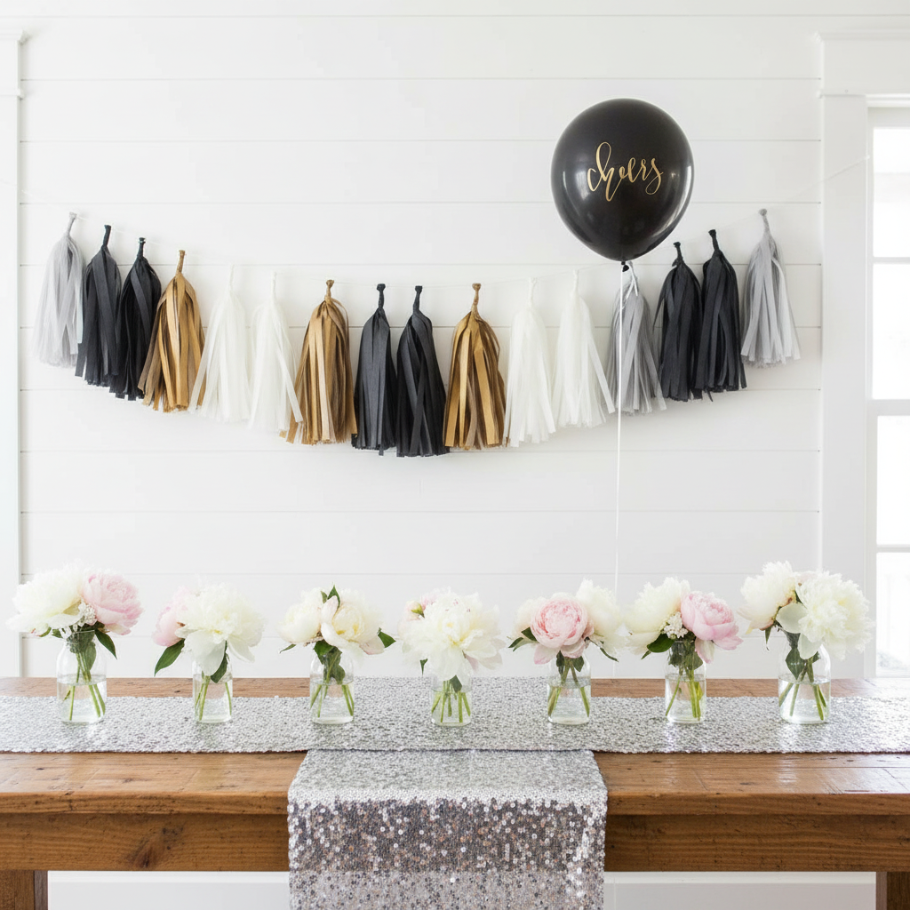 Graduation party close-up