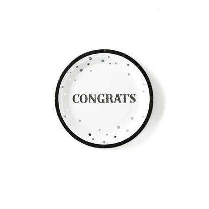 Congrats plates - perfect for a graduation, promotion or retirement