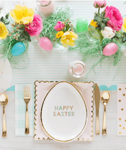 Happy Easter Egg Plate