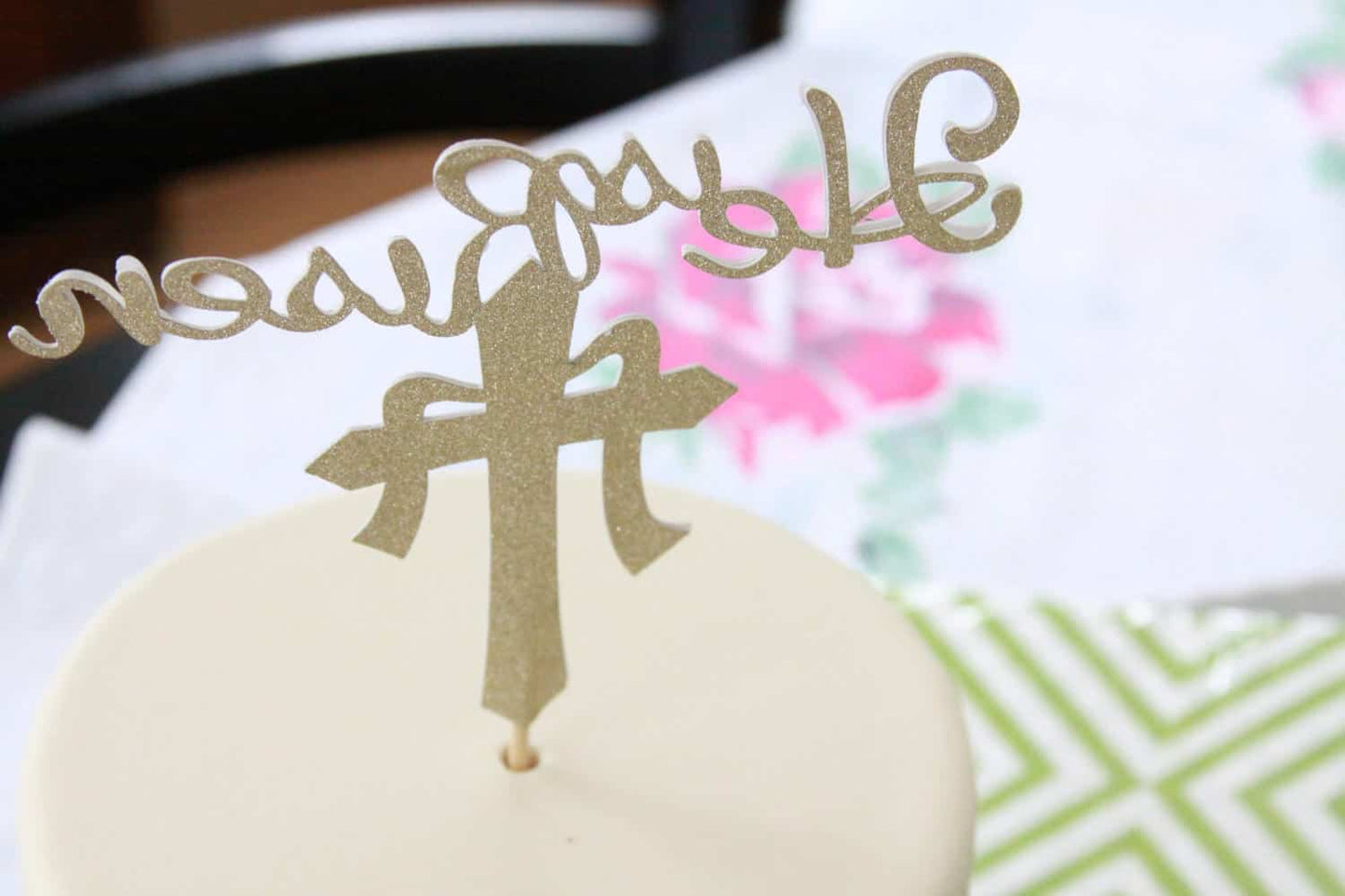 He is Risen Easter Cake Topper