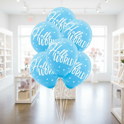 Hello World Balloon Bouquet