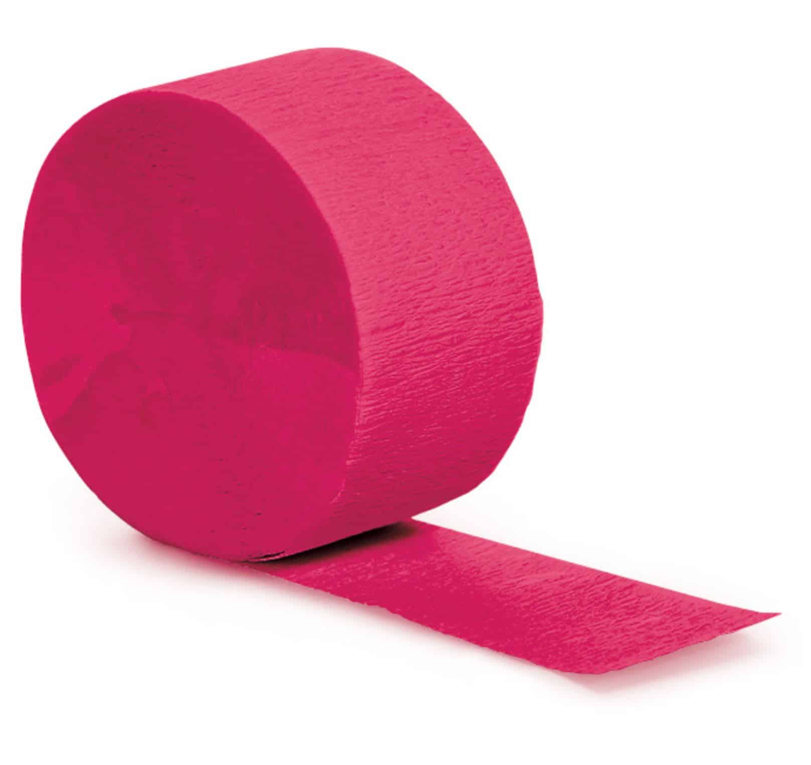 Hot Pink Streamers